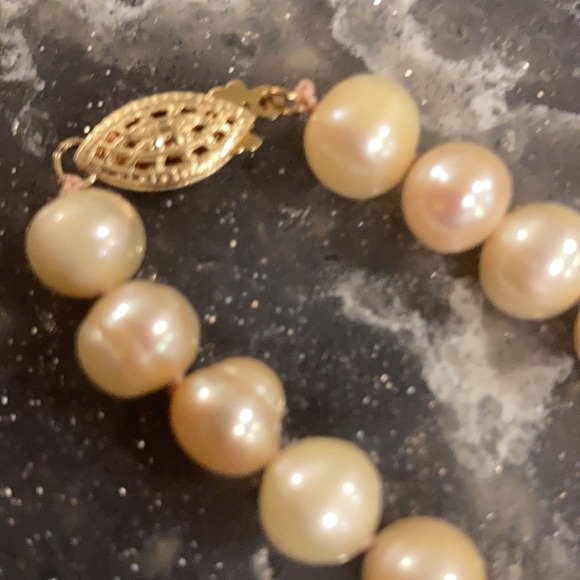 New Handmade Cultured freshwater pearl necklace - Picture 5 of 7